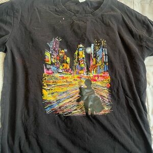 Alternative Skater Boy Black Alt T-Shirt Graphic